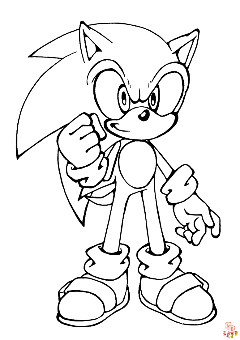 Sonic ausmalbilder
